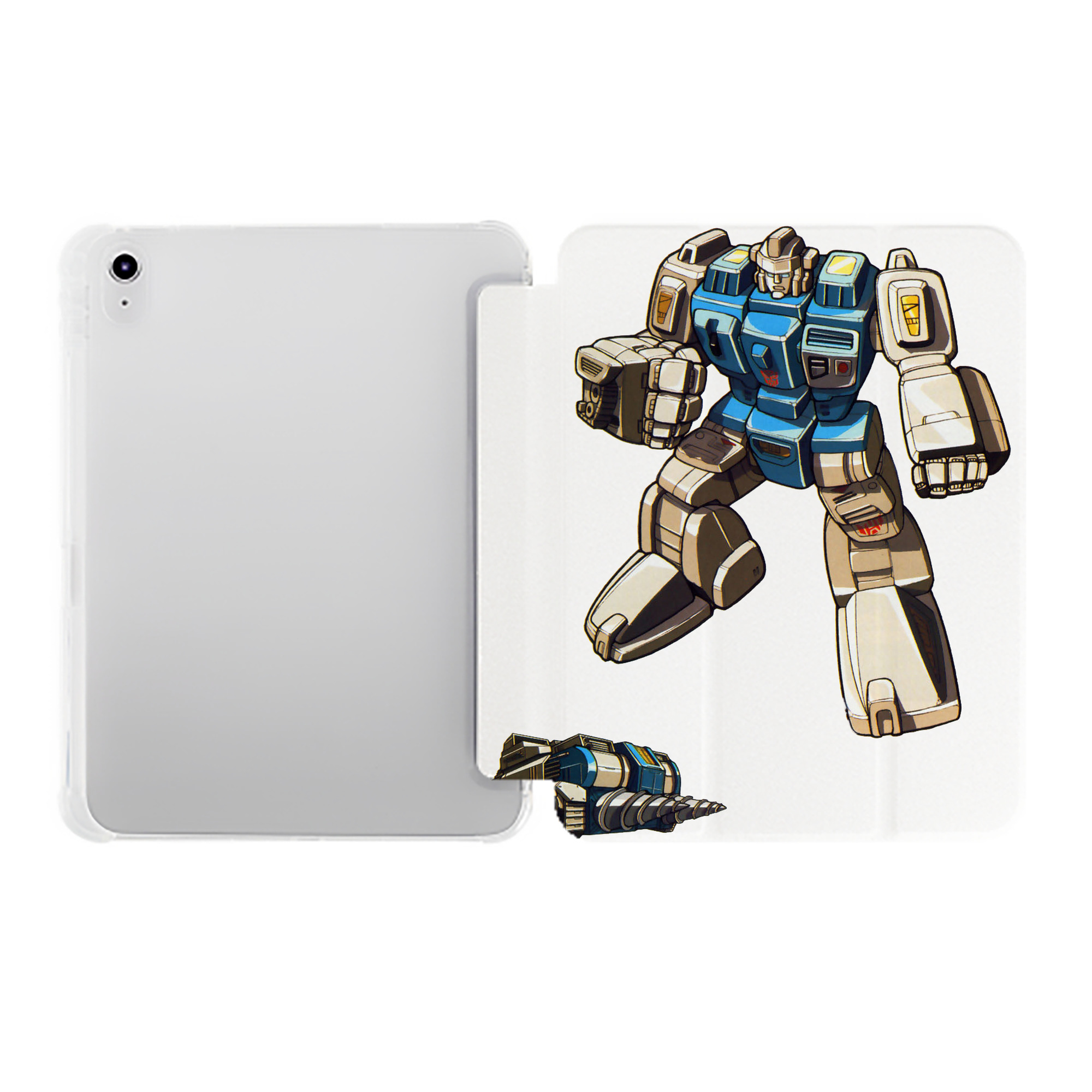 （画像用）  IPad ケース ペン収納付き 三つ折りスタンド PUレザー×シリコン 対応機種9.5/10.5/10.9インチ